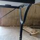 Bistro table marble and wrought iron
