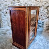 Antique shop window – Pine wood – 1920s/30s – On casters