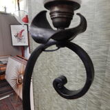 Wrought iron lamppost tripod art deco