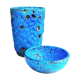Vase et coupe écume de mer