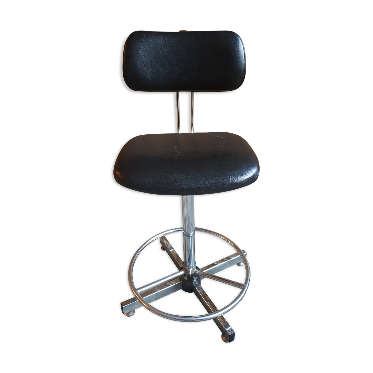 Chaise industrielle vintage Kor