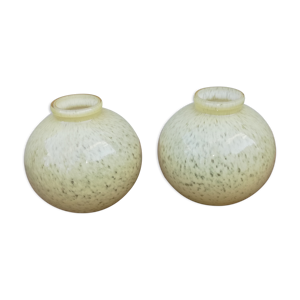 Paire de vase boule en