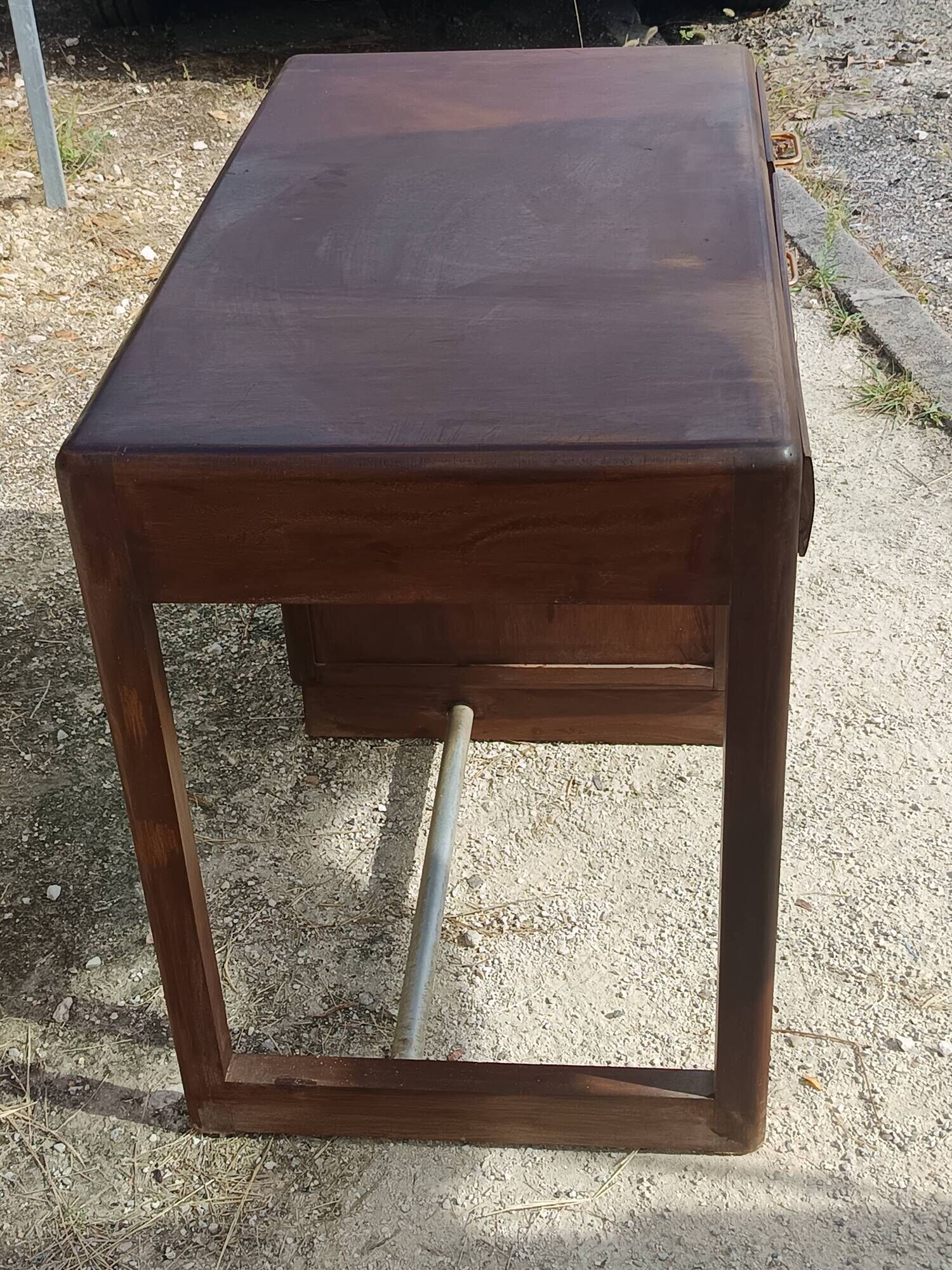 Vintage wooden desk – 5 drawers – 1960s