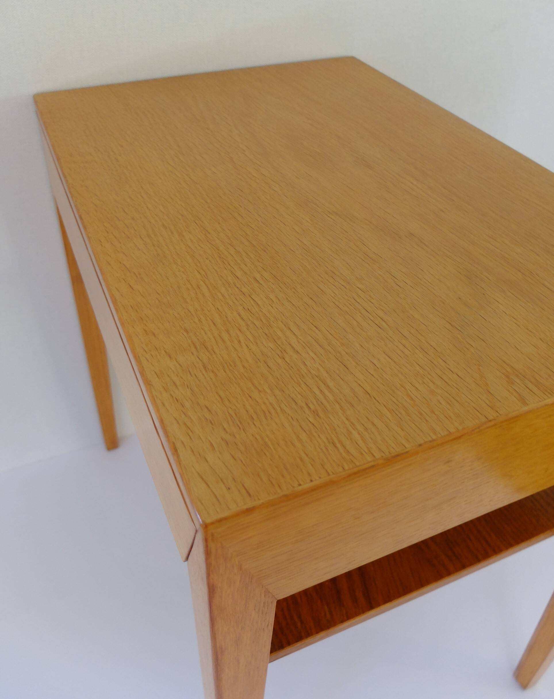 Severin Hansen, Scandinavian Bedside Table 1950s in Oak