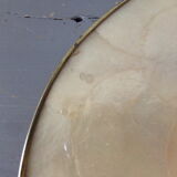 Oval top in mother-of-pearl and brass