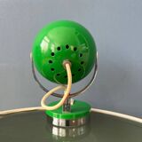 Vintage green space age eyeball table lamp