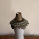 Porcelain Lamp Faience White Curtains Burgundy Renaissance Napoleon III