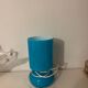 Lampe lykta IKEA bleu vintage