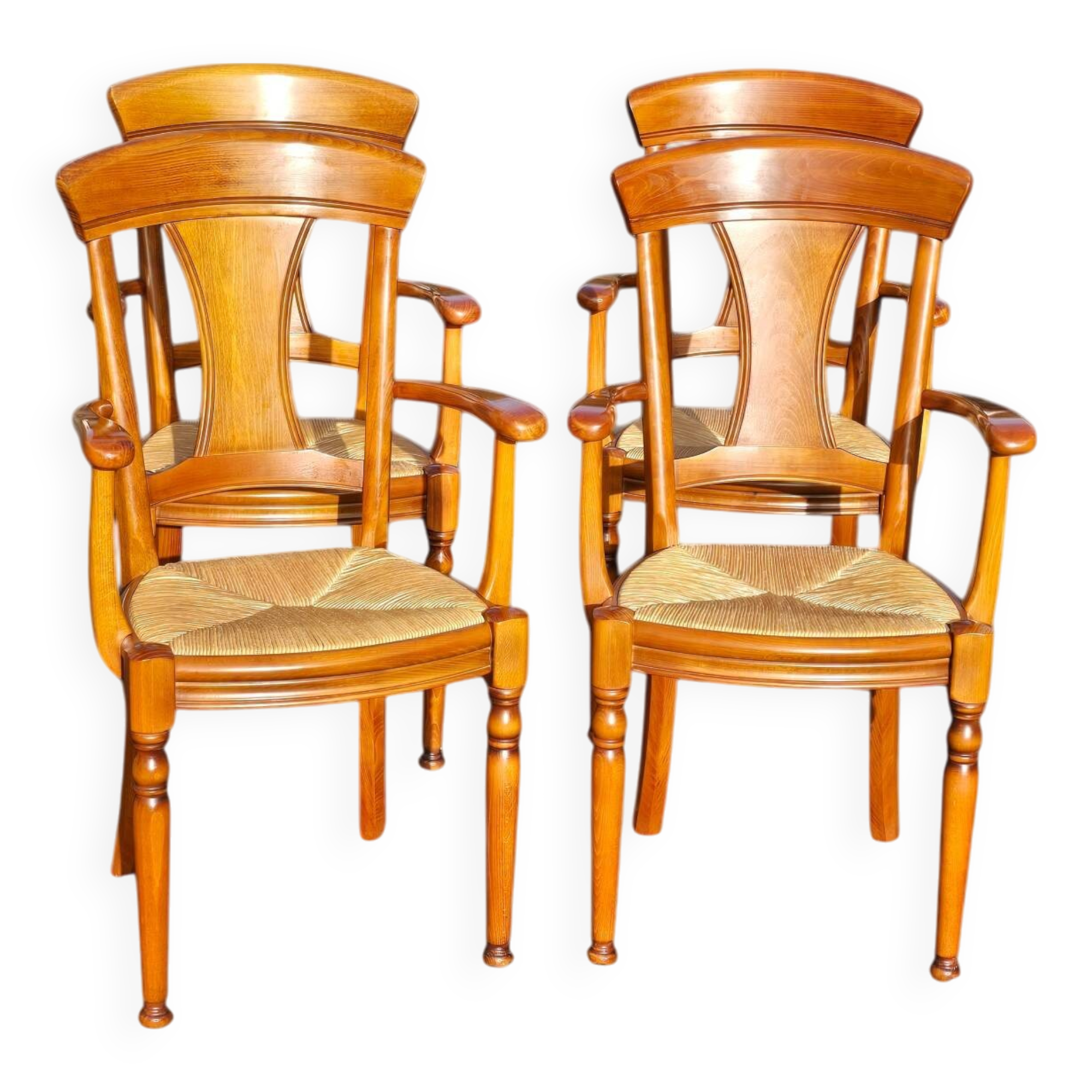 Set of 4 chairs - Provencal style armchairs