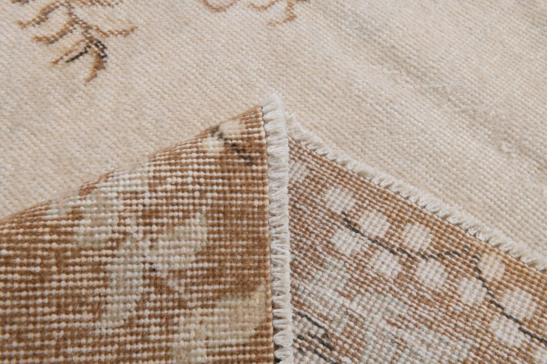 7x11 Large Handmade Wool Vintage Rug, 209x335Cm