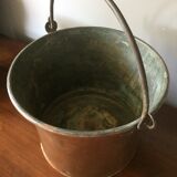 Set of 2 copper pots