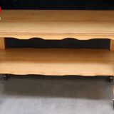 Large solid beech serving trolley from... the Hôtel Matignon!