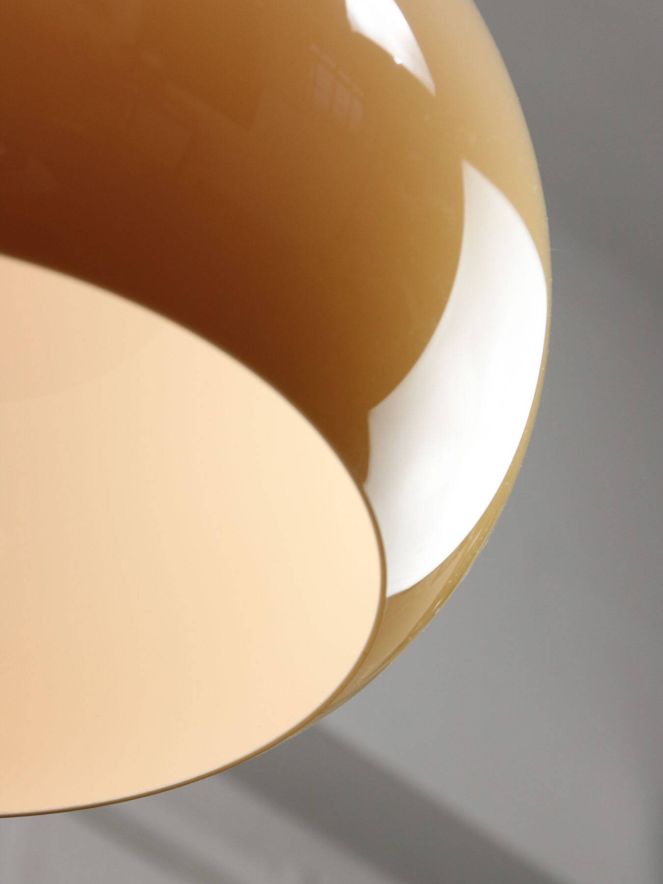 Space Age Brown Jolly Pendant Lamp from Guzzini, 1960s