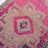 Soft Pink Vintage Runner Rug, 91x304Cm