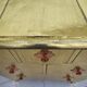 Handcrafted commode fully dressed in brass, original piece and