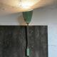 Green wall lamp, 60's