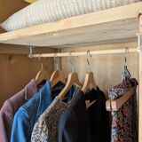 Large wardrobe - hanging space and shelves