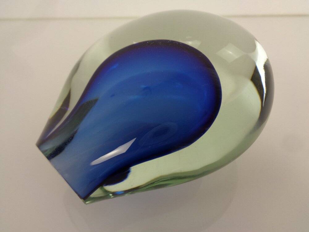 Murano Sommerso Glass Vase, Italy, 1960s