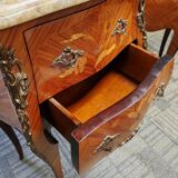Pair of Louis XV style bedside tables