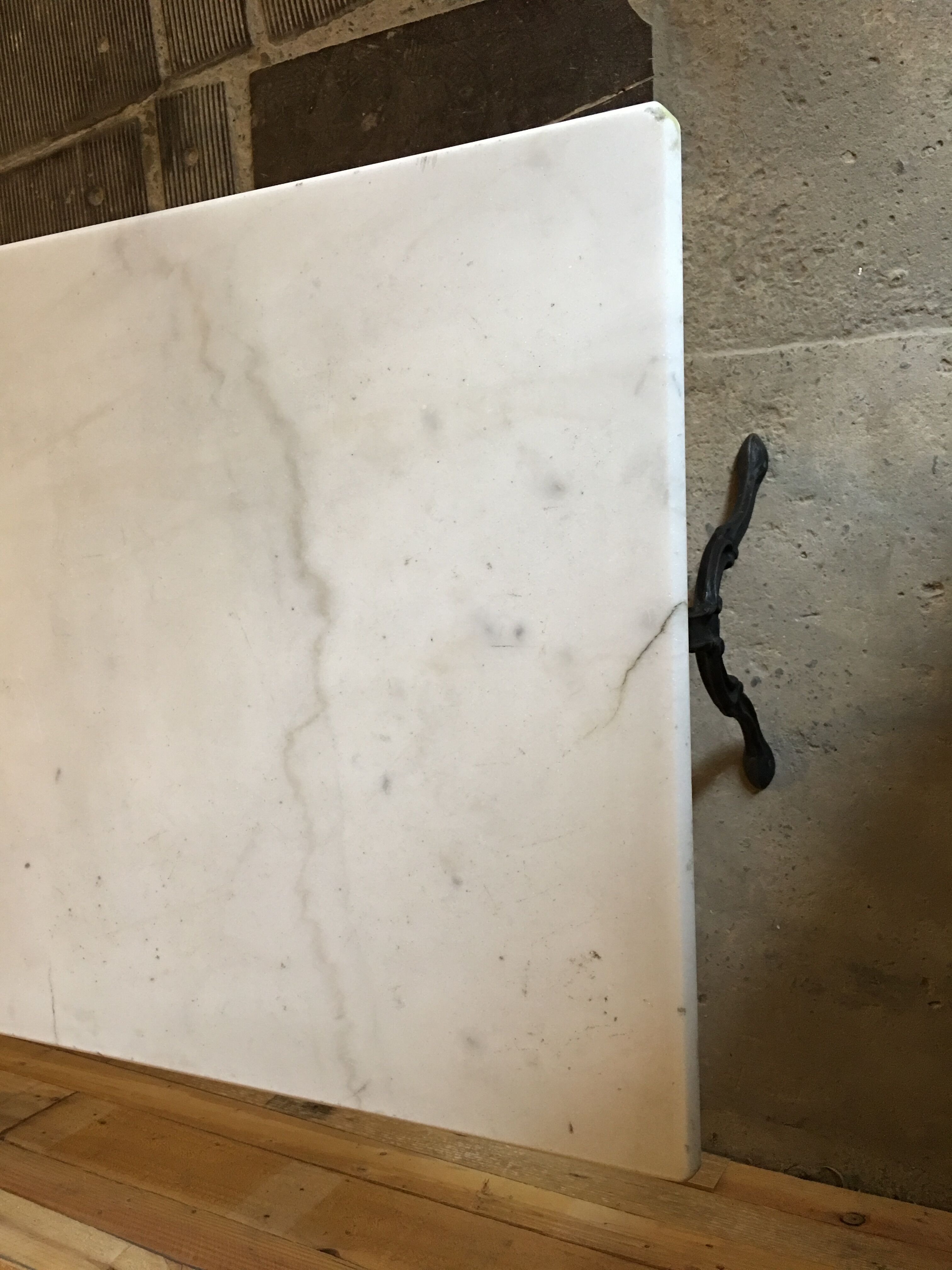 Bistro marble table