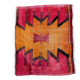 Medium vintage Turkish kilim rug 100x120 cm wool kelim, square 2550