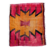 Tapis kilim turc vintage moyen 100x120 cm en laine, carré 2550