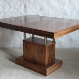 Walnut art-deco table