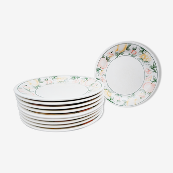 Set of decorated flat plates