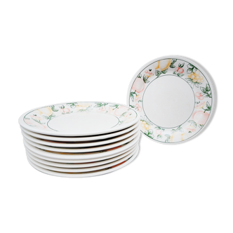 Set of decorated flat plates