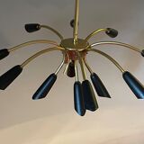 Lustre Sputnik en laiton