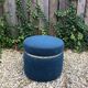 Fauteuil et ottoman années 80