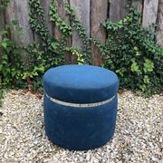 Fauteuil et ottoman années 80