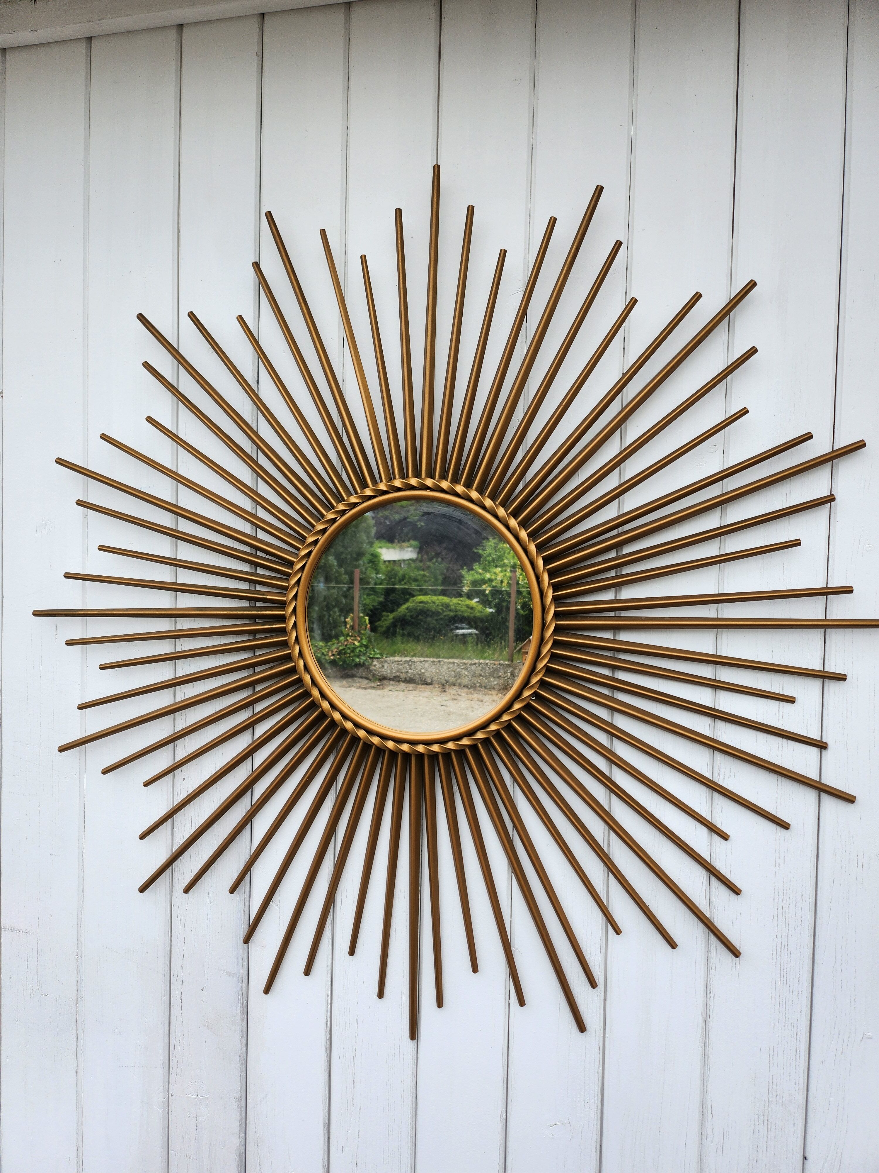 Mirror sun chaty vallauris old vintage design