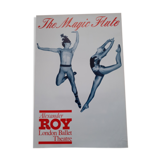 Affiche danse The Magic Flute Alexander Roy 1988