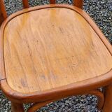 Set of 6 old bistro chairs