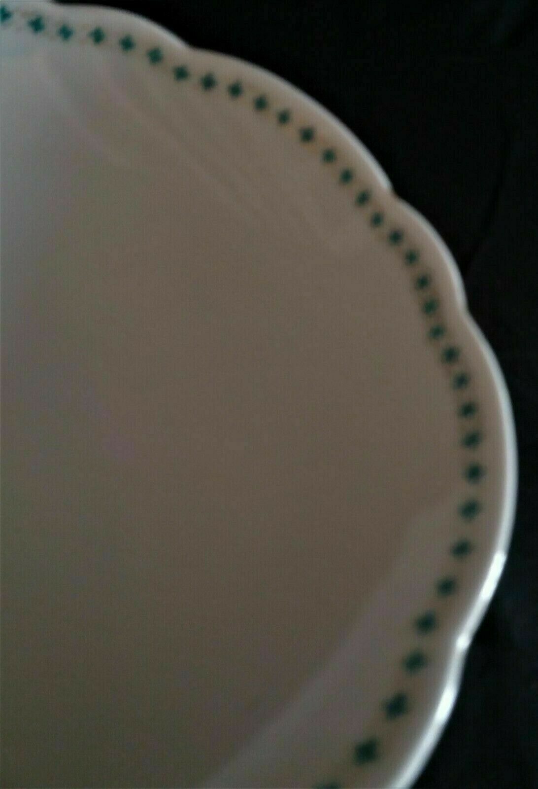 Porcelain compotier of Paris old Paris green decoration nineteenth