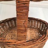 Panier à 3 étages sur pieds vintage