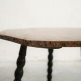 Vintage tripod side table