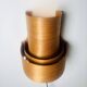 Pine Veneer Curved Layered Wall Lamp By Translandia, Denmark 1960S
