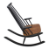 1960s Varjosen Puunjalostus Beech Rocking Chair, Finland