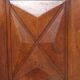 Antique Louis XIII wardrobe, diamond points