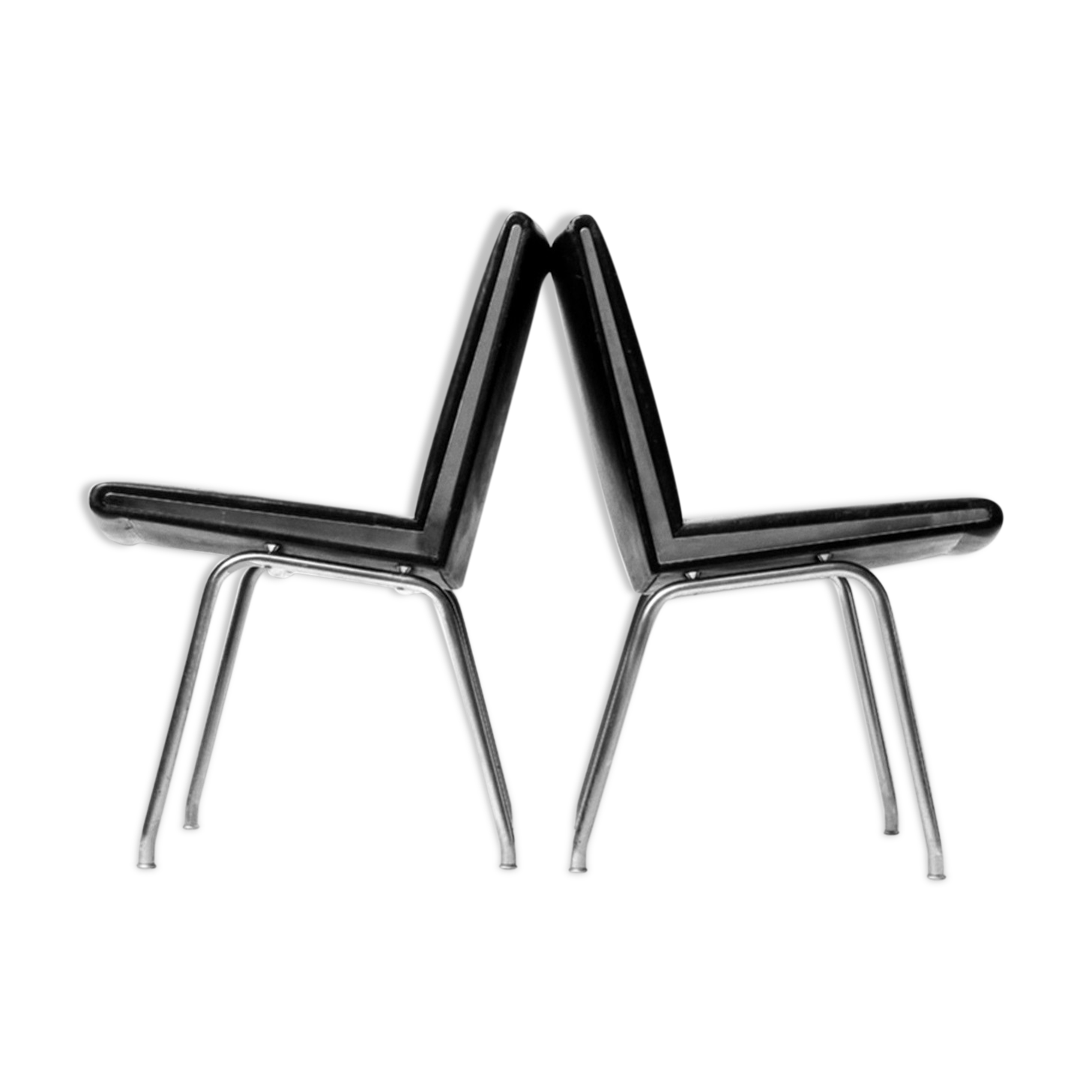 Paire de chaises Lufthavn par Hans Wegner