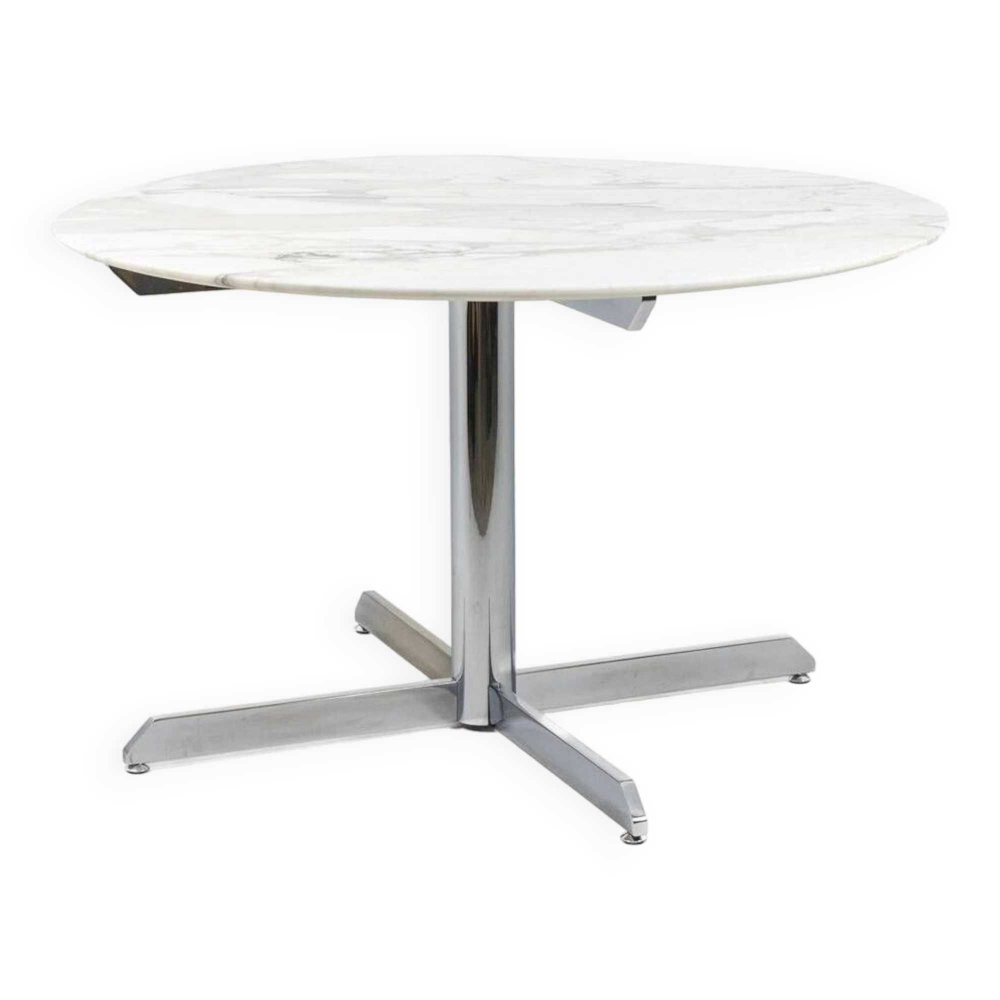 Florence Knoll for Knoll. Marble and chrome metal table. Circa 1960. LS58341208U