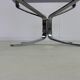 Seventies design special chromed metal Falcon chairs and table by Sigurd Re