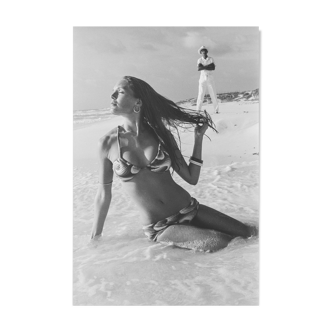 Silver photo black and white baryta paper ilford 310g 1910 40x60cm PINUP Recent print
