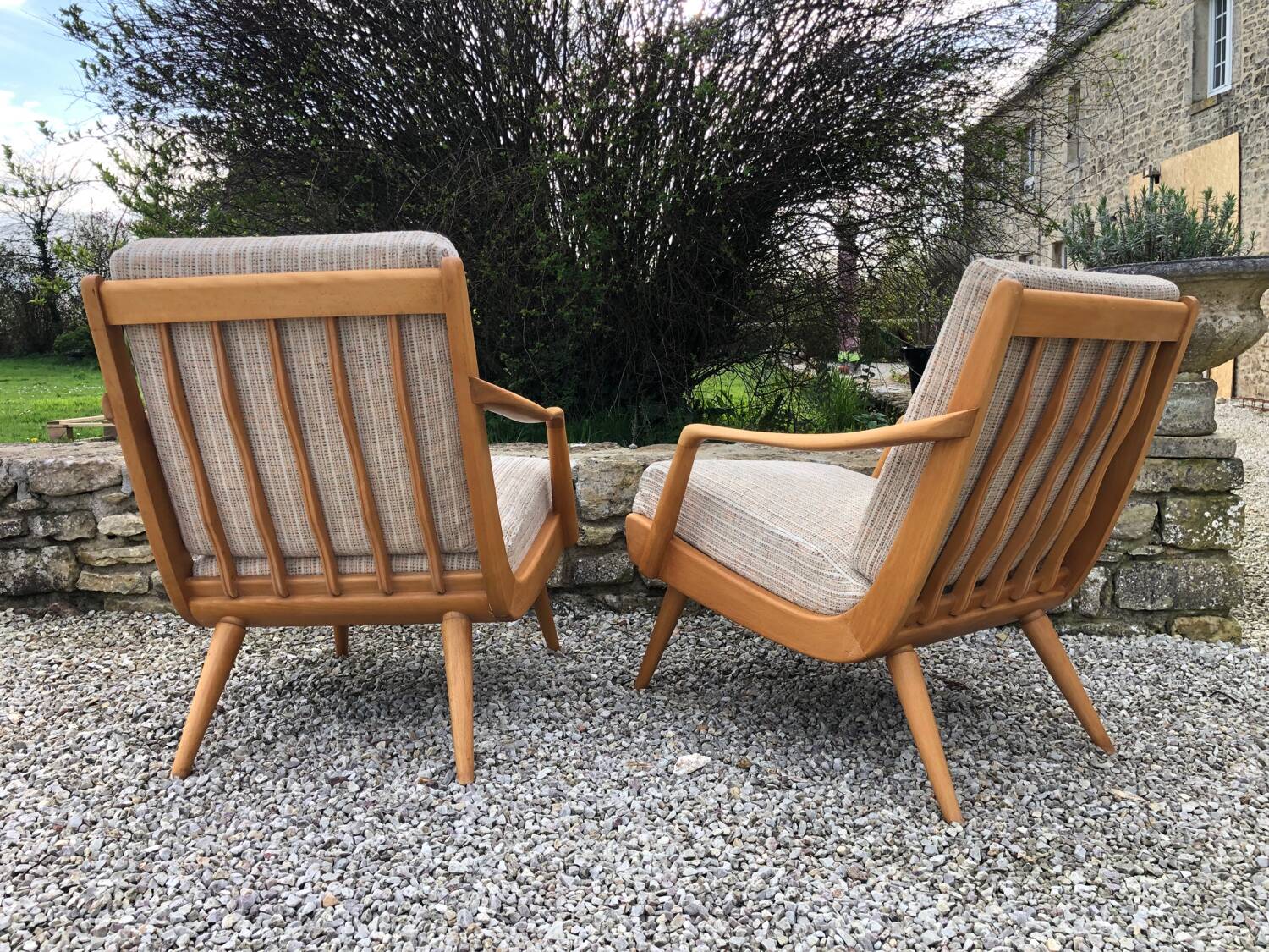 Pair of vintage armchairs