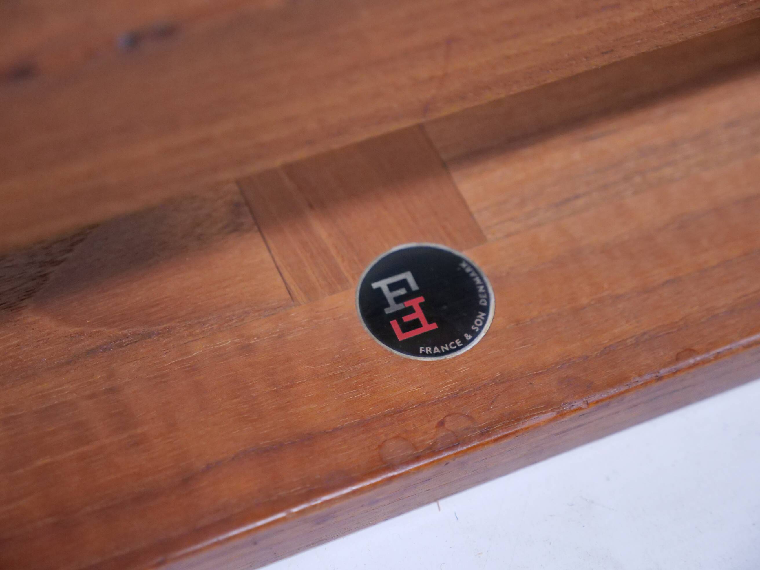 Teak table design side table Finn Juhl coffee table for France and Son