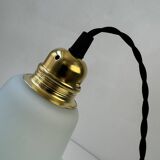 Old vintage opaline pendant light