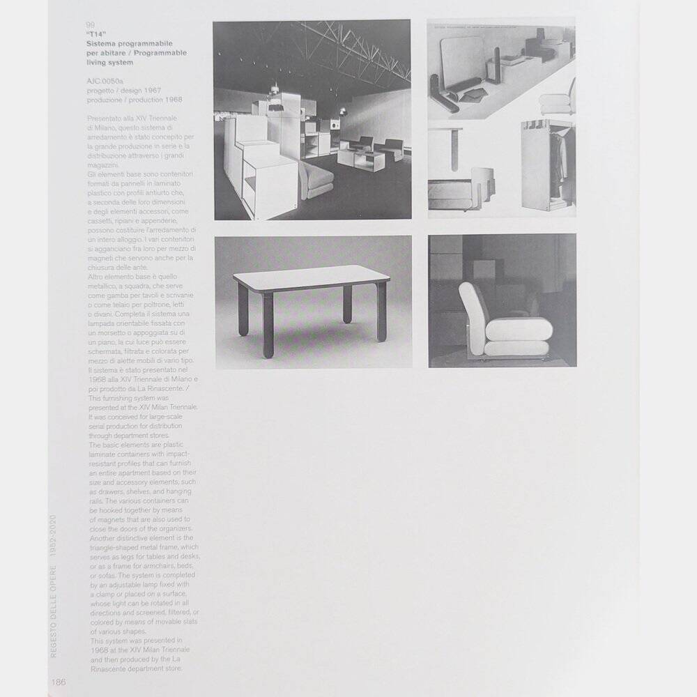 Very modular T14 by Joe Colombo for La Rinascente, 1960s.