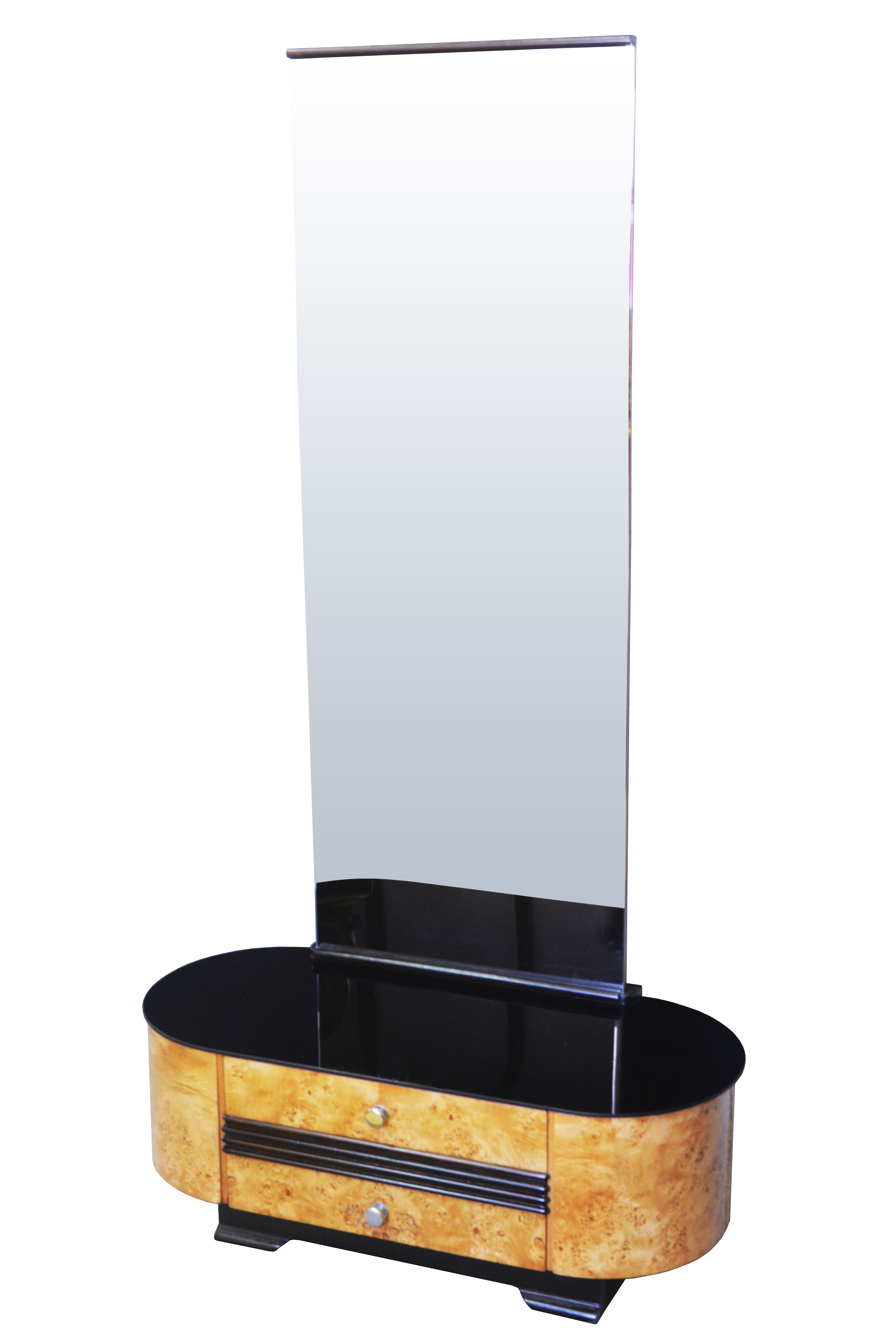 1950's mid century dressing table by Jindrich Halabala for UP Brno